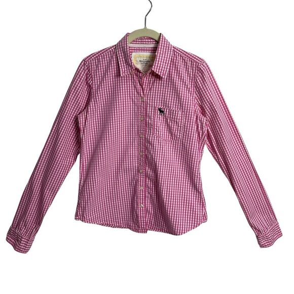 ABERCROMBIE AND FITCH Button Down Long Sleeve Shirt, Size SMALL - Picture 1 of 8